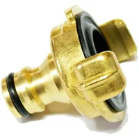 PUTEUS Messing Gartenschlauch Adapter Übergang GK auf Steckkupplung
