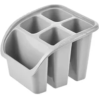 KEEEPER Besteckabtropfer, grau B/H/L: ca. 16x12x16 cm, - Besteckablage,