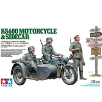 TAMIYA Deutscher Seitenwagengespann KS600 (3)