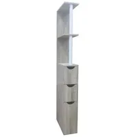 Hti-Living HTI living Raumteilerregal 136 cm Thekla Sonoma Beistellschrank