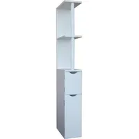 Hti-Living Raumteilerregal 118 cm Weiß