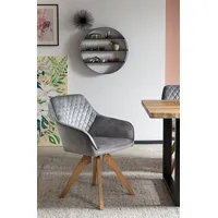 SalesFever Armlehnstuhl grau