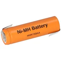 Panasonic Akku HHR-150AA Ni-MH 1,2V 1500mAh Z-Lötfahne