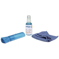 Manhattan LCD Cleaning Kit, - Solution/Brush/Microfiber/Bag