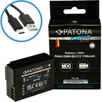 PATONA Platinum Akku Panasonic DMW-BLC12 mit USB-C