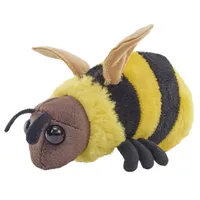 Wild Republic Pocketkins Eco Biene, Plüschtier, 12 cm, Plüschspielzeug,