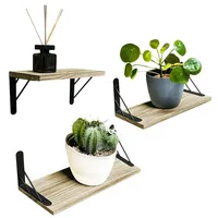 Mein-regal Wandregal 'Sam' Set aus Holz CE, 15x14x42 cm