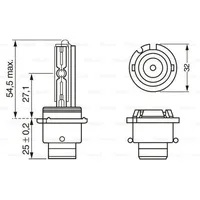 Bosch Glühlampe, Hauptscheinwerfer 1 987 302 903