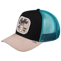 Djinn's Djinns Trucker Cap Food Coffee Black/Red, Size:ONE Size