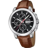 Jaguar Leder braun Le Chronographe Armbanduhr UJ975/4
