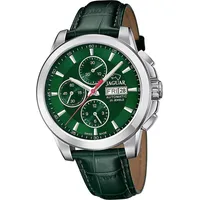 Jaguar Leder grün Le Chronographe Armbanduhr UJ975/5
