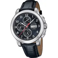 Jaguar Leder dunkelblau Le Chronographe Armbanduhr UJ975/3