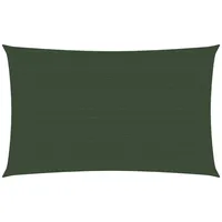 VidaXL Sonnensegel 160 g/m2 Dunkelgrün 3,5x5 m HDPE