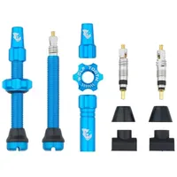 Wolf Tooth Presta Tubeless Ventile 44 mm - blau