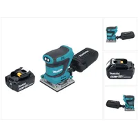 Makita Schleifmaschine + 1x Akku 5,0 Ah - ohne