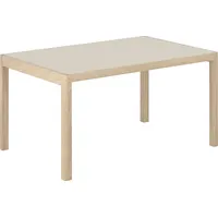 Muuto Workshop Tisch, 140 x 92 cm, grau linoleum