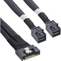 InLine Slim SAS Kabel, SFF-8654 8i zu 2x SFF-8643,