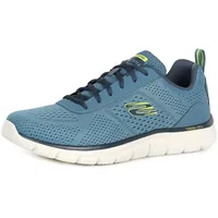 SKECHERS Herren Track-Leshur Sneaker, Blue, 47,5