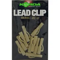 Korda Safe Zone Lead Clips - 10 Bleiclips, Farbe:Gravel