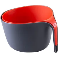 Dr. Oetker 2-tlg. Schüssel und Sieb-Set aus Kunststoff PP,