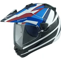 Arai Helmet Arai Tour-X5 Africa Twin, Endurohelm - Schwarz/Weiß/Blau/Rot