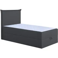Roller Boxspringbett - grau - mit Bettkasten - H3