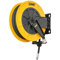 ELMAG Schlauchaufroller 12 m für Druckluft und Wasser ABS-Kunststoff