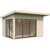 Palmako Gartenhaus Andrea Slide Transparent Tauchgrundiert 390 cm x