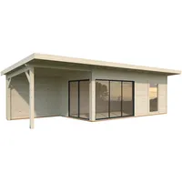 Palmako Gartenhaus Andrea 17,1+7,9 m2 mit Schiebetür - 44