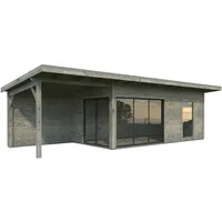 Palmako Gartenhaus Andrea 17,1+7,9 m2 mit Schiebetür - 44