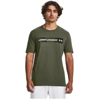 Under Armour Camo Chest Stripe SS marine od green