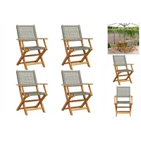 VidaXL Gartenstuhl 54 x 57 x 183 cm grau