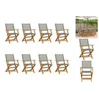 VidaXL Gartenstuhl 54 x 57 x 183 cm grau