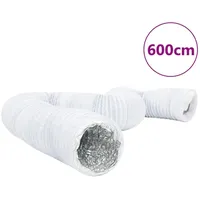 VidaXL Lüftungsschlauch Aluminium und PVC 6 m Ø12,5 cm
