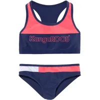 KangaROOS Bustier-Bikini für Kinder rosa|blau 116-122cm 6-7J