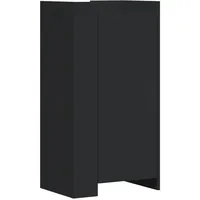 VidaXL Schuhschrank Schwarz 52x37,5x100 cm Holzwerkstoff