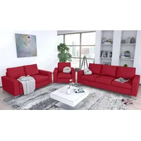 99rooms Helmer Polstergarnitur Rot Velours