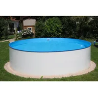 SUMMER FUN Stahlwand Pool-Set ARIZONA Aufstellbecken Weiß Ø 350