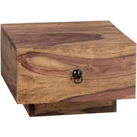 KADIMA DESIGN Nachttisch NAKO: Landhausstil, Schublade, 40x25x40 cm, handgefertigt