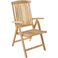 Möbelliebling Teakholz Gartenstuhl Klappsessel Hochlehner ARUBA