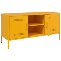 VidaXL TV-Schrank Senfgelb 100,5x39x50,5 cm Stahl
