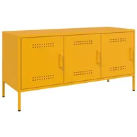 VidaXL TV-Schrank Senfgelb 100,5x39x50,5 cm Stahl
