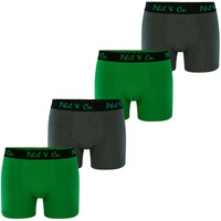 Phil & Co. Berlin Retro Pants Jersey in grün-anthrazit