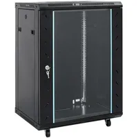 VidaXL 15U Netzwerkschrank auf Rollen 19" IP20