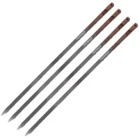 Petromax Grillspieß 40 cm Edelstahl Walnussholz braun