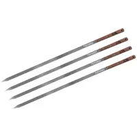Petromax Grillspieß 40 cm Edelstahl Walnussholz braun