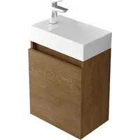 Alpenberger Gäste WC Badmöbel Set Waschbecken mit Unterschrank |