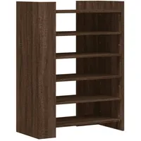 VidaXL Schuhschrank Braun Eichen-Optik 74,5x37,5x100 cm Holzwerkstoff