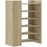 VidaXL Schuhschrank Sonoma-Eiche 74,5x37,5x100 cm Holzwerkstoff