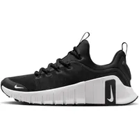Nike Free Metcon 6 Sneaker, Black/White, 36